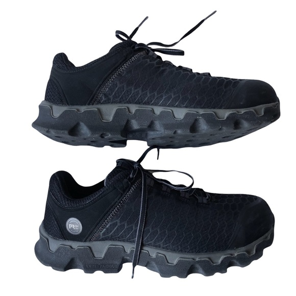 MEN'S TIMBERLAND PRO® POWERTRAIN SPORT ALLOY TOE Work Shoe Sneaker - 10W - Picture 4 of 16